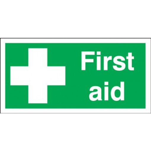 First Aid Safety Signs - Landscape