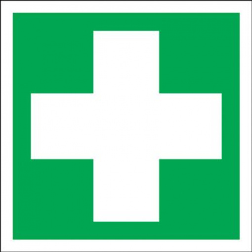 First Aid Signs - Square - Cross Only