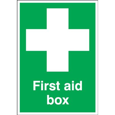 First Aid Box Sign