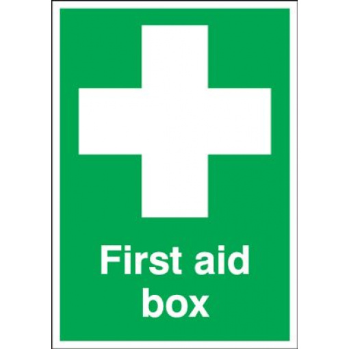 First Aid Box Sign