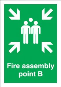 Point B - Fire Assembly Safety Sign