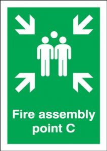 Point C - Fire Assembly Safety Sign