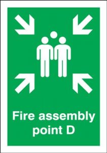Point D - Fire Assembly Safety Sign