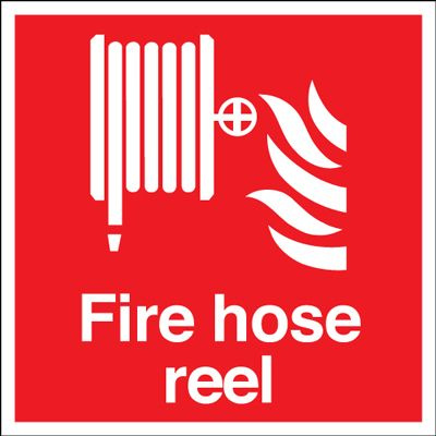Fire Hose Reel Equipment Safety Sign