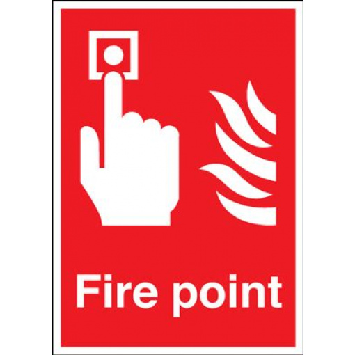 Fire Point Equipment Safety Sign - Portrait