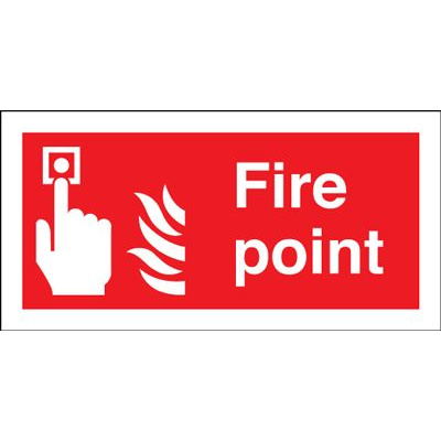 Fire Point Equipment Safety Sign - Landscape