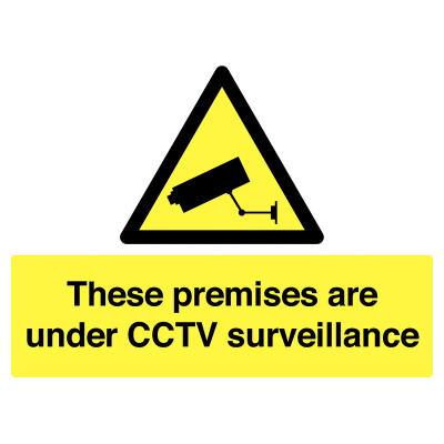 These Premises Are Under CCTV Surveillance Safety Sign
