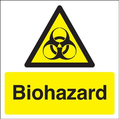 Biohazard Symbol Hazard Safety Sign Square