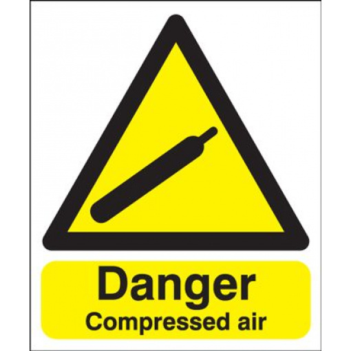 Danger Compressed Air Safety Sign