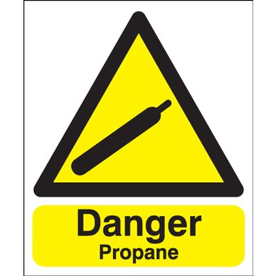 Danger Propane Safety Sign