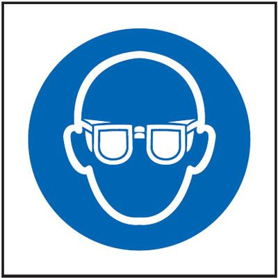 Eye Protection Symbol Mandatory Safety Sign