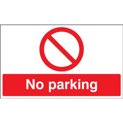 No Parking Safety Sign - Landscape