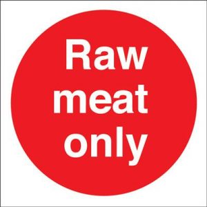 Raw Meat Only Self Adhesive