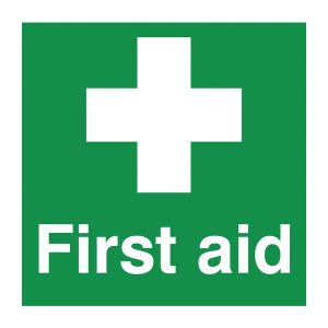 First Aid Safety Signs