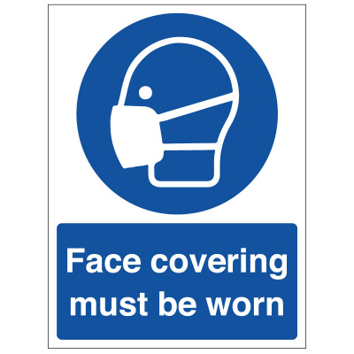 BLZ-COV19-50 Face covering must be worn